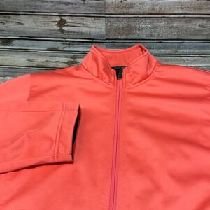 Zero Restriction Tour Series Full Zip Jacket Medium Coral Pink Soft shell Golf